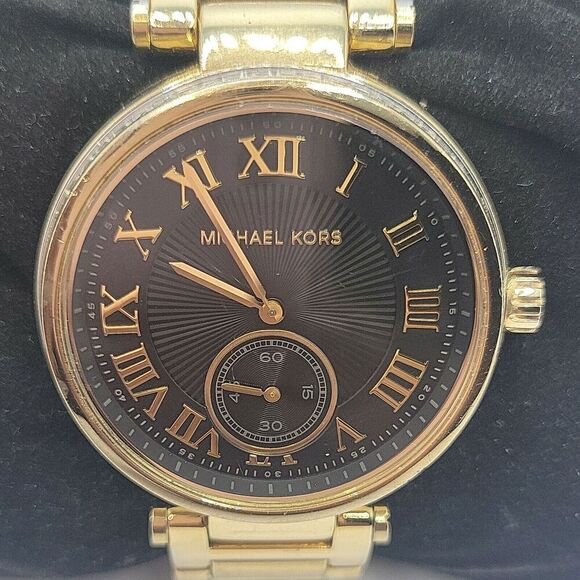 Michael Kors Skylar MK5989 Womens Stainless Steel Analog Dial Quartz Watch BC639 - Picture 1 of 10